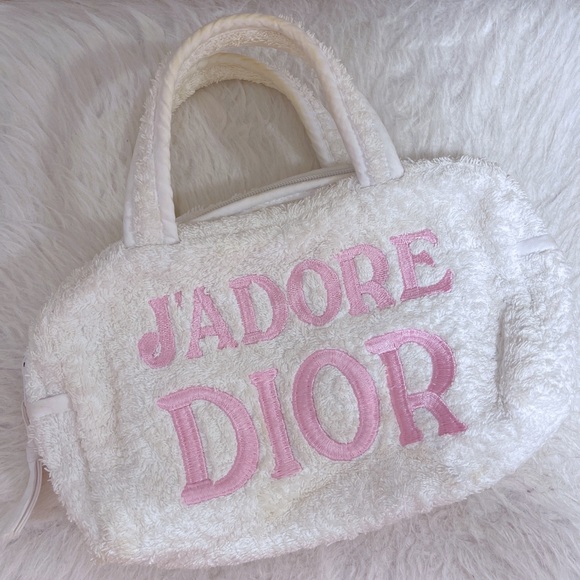 Dior Handbags - Christian Dior J’Adore Terry Cloth Bag